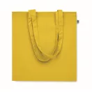 Sacosa pentru cumparaturi, 2401E15834, Everestus, 38x9x42 cm, Bumbac, Galben