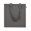 Sacosa pentru cumparaturi, 2401E15825, Everestus, 38x9x42 cm, Bumbac, Gri inchis