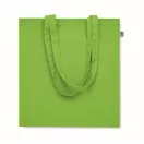Sacosa pentru cumparaturi, 2401E15829, Everestus, 38x9x42 cm, Bumbac, Verde lime