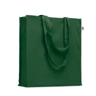   Sacosa de cumparaturi, 2509E16547, Everestus, 38x9x42 cm, Bumbac, Verde inchis