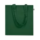 Sacosa de cumparaturi, 2509E16547, Everestus, 38x9x42 cm, Bumbac, Verde inchis