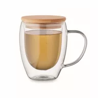   Cana 300 ml, 2401E15428, Everestus, Ø8.5x11.5 cm, Sticla, Transparent