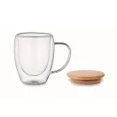 Cana 300 ml, 2401E15428, Everestus, Ø8.5x11.5 cm, Sticla, Transparent