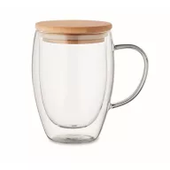   Cana 300 ml, 2401E15429, Everestus, Ø8.5x13 cm, Sticla, Transparent