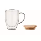 Cana 300 ml, 2401E15429, Everestus, Ø8.5x13 cm, Sticla, Transparent
