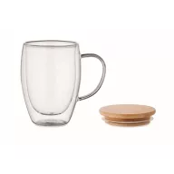   Cana 300 ml, 2401E15429, Everestus, Ø8.5x13 cm, Sticla, Transparent