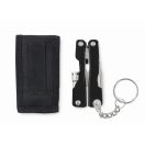 Unealta multifunctionala cu 10 functii, 2401E15500, Everestus, 6.7x2.7x1.3 cm, Otel, Negru