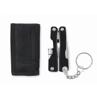   Unealta multifunctionala cu 10 functii, 2401E15500, Everestus, 6.7x2.7x1.3 cm, Otel, Negru