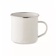 Cana 500 ml, 2401E15459, Everestus, 12x9 cm, Metal, Alb