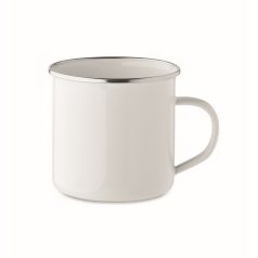 Cana 500 ml, 2401E15459, Everestus, 12x9 cm, Metal, Alb