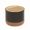 Boxa portabila 3 W, Wireless, 2401E15393, Everestus, Ø6x4.9 cm, Aluminiu, Negru