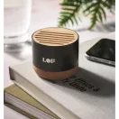 Boxa portabila 3 W, Wireless, 2401E15393, Everestus, Ø6x4.9 cm, Aluminiu, Negru
