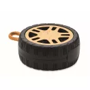 Boxa portabila 3 W, Wireless, 2401E15397, Everestus, Ø9x3.8 cm, ABS, Bambus, Natur
