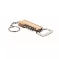   Breloc cu desfacator 3-in-1, 2401E16082, Everestus, 13.3x3.6 cm, Bambus, Natur