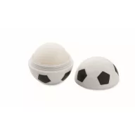   Balsam de buze cu forma de minge de fotbal, 2401E15365, Everestus, Ø3.5 cm, ABS, Alb, Negru