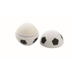   Balsam de buze cu forma de minge de fotbal, 2401E15365, Everestus, Ø3.5 cm, ABS, Alb, Negru