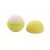 Balsam de buze cu forma de minge de tenis, 2401E15367, Everestus, Ø3.5 cm, ABS, Galben