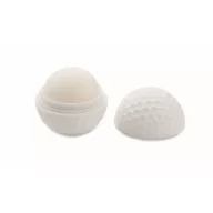   Balsam de buze cu forma de minge de golf, 2401E15366, Everestus, Ø3.5 cm, ABS, Alb