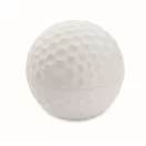 Balsam de buze cu forma de minge de golf, 2401E15366, Everestus, Ø3.5 cm, ABS, Alb