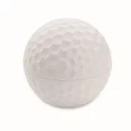  Balsam de buze cu forma de minge de golf, 2401E15366, Everestus, Ø3.5 cm, ABS, Alb