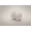 Balsam de buze cu forma de minge de golf, 2401E15366, Everestus, Ø3.5 cm, ABS, Alb