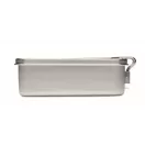 Caserola pentru pranz, 750 ml, 2401E15495, Everestus, 18x11x6 cm, Otel, Argintiu
