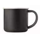 Cana 300 ml, 2401E15461, Everestus, 11.5x8 cm, Otel, Negru