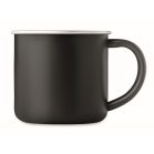 Cana 300 ml, 2401E15461, Everestus, 11.5x8 cm, Otel, Negru