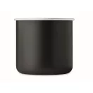 Cana 300 ml, 2401E15461, Everestus, 11.5x8 cm, Otel, Negru