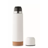 Termos 500 ml 2401E16051, Everestus, Ø6.5x25 cm, Otel, Alb