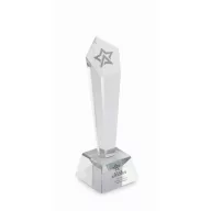   Trofeu din cristal, 2401E16068, Everestus, 7x7x22 cm, Sticla, Transparent