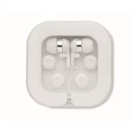   Casti audio In ear, cu fir, 2401E15473, Everestus, 70x70x19 cm, Plastic, Alb