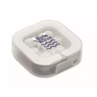   Casti audio In ear, cu fir, 2401E15473, Everestus, 70x70x19 cm, Plastic, Alb