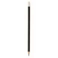   Creion cu guma de sters, 2502E14405, Everestus, ⌀0.7 x 19 cm, Lemn, Negru