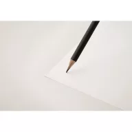   Creion cu guma de sters, 2502E14405, Everestus, ⌀0.7 x 19 cm, Lemn, Negru