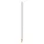 Creion cu guma de sters, 2502E14404, Everestus, ⌀0.7 x 19 cm, Lemn, Alb