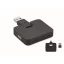 Hub usb cu 4 porturi, 2401E15564, Everestus, 5.3x4.3x1 cm, Plastic, Negru