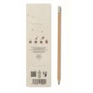 Creion cu guma de sters, 2401E15484, Everestus, 19.7x6x0.8 cm, Hartie, Alb