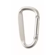   Carabina cu clips, 2401E15470, Everestus, 5.7x3x4.9 cm, Aluminiu, Argintiu mat