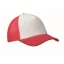 Sapca trucker, Unisex, 2502E14085, Everestus, Poliester, Alb, Rosu