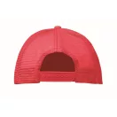 Sapca trucker, Unisex, 2502E14085, Everestus, Poliester, Alb, Rosu