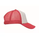 Sapca trucker, Unisex, 2502E14085, Everestus, Poliester, Alb, Rosu
