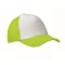 Sapca trucker, Unisex, 2502E14083, Everestus, Poliester, Alb, Verde neon