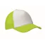 Sapca trucker, Unisex, 2502E14083, Everestus, Poliester, Alb, Verde neon
