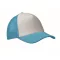 Sapca trucker, Unisex, 2502E14086, Everestus, Poliester, Alb, Albastru turcoaz
