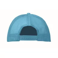   Sapca trucker, Unisex, 2502E14086, Everestus, Poliester, Alb, Albastru turcoaz
