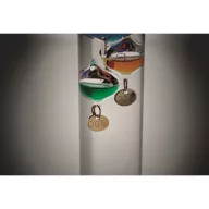   Termometru cu 5 globuri plutitoare, 2410E23879, Everestus, ø3.6 x 28 cm, Sticla, Transparent