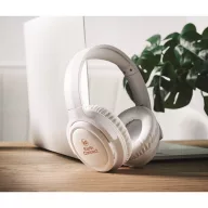   Casti audio, 200 mAh, Over the ear, Wireless, 2502E14992, Everestus, 17.5 x 8 x 20 cm, Plastic, Alb