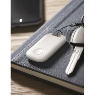   Breloc key finder, 2410E23336, Everestus, 5.4 x 3 x 0.6 cm, Plastic, Alb