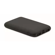   Powerbank 5000 mAh, USB-C, USB-A, 2410E23128, Everestus, 9.9 x 6.2 x 1.5 cm, Plastic, Negru